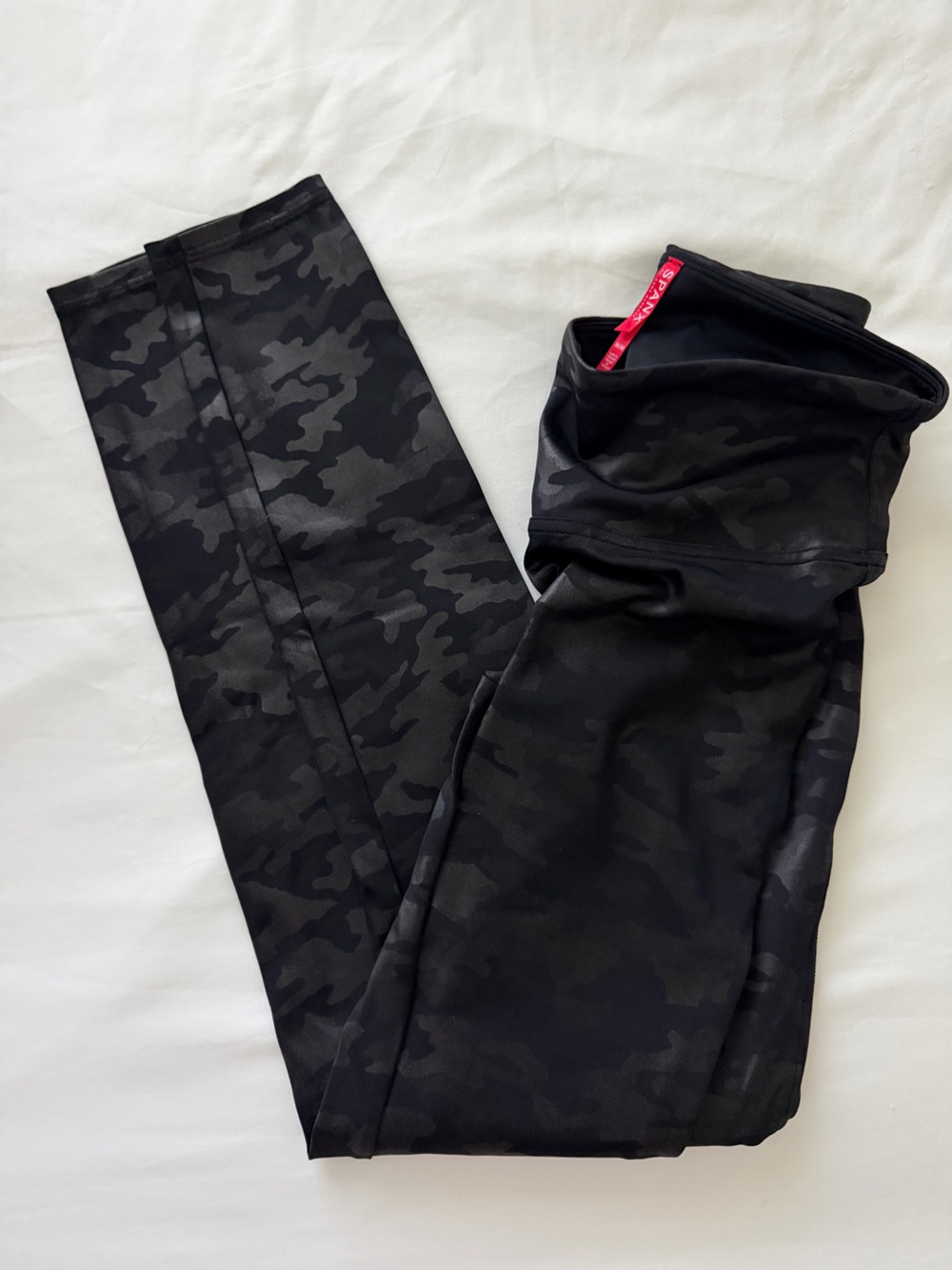 Spanx Black Camo Leggings